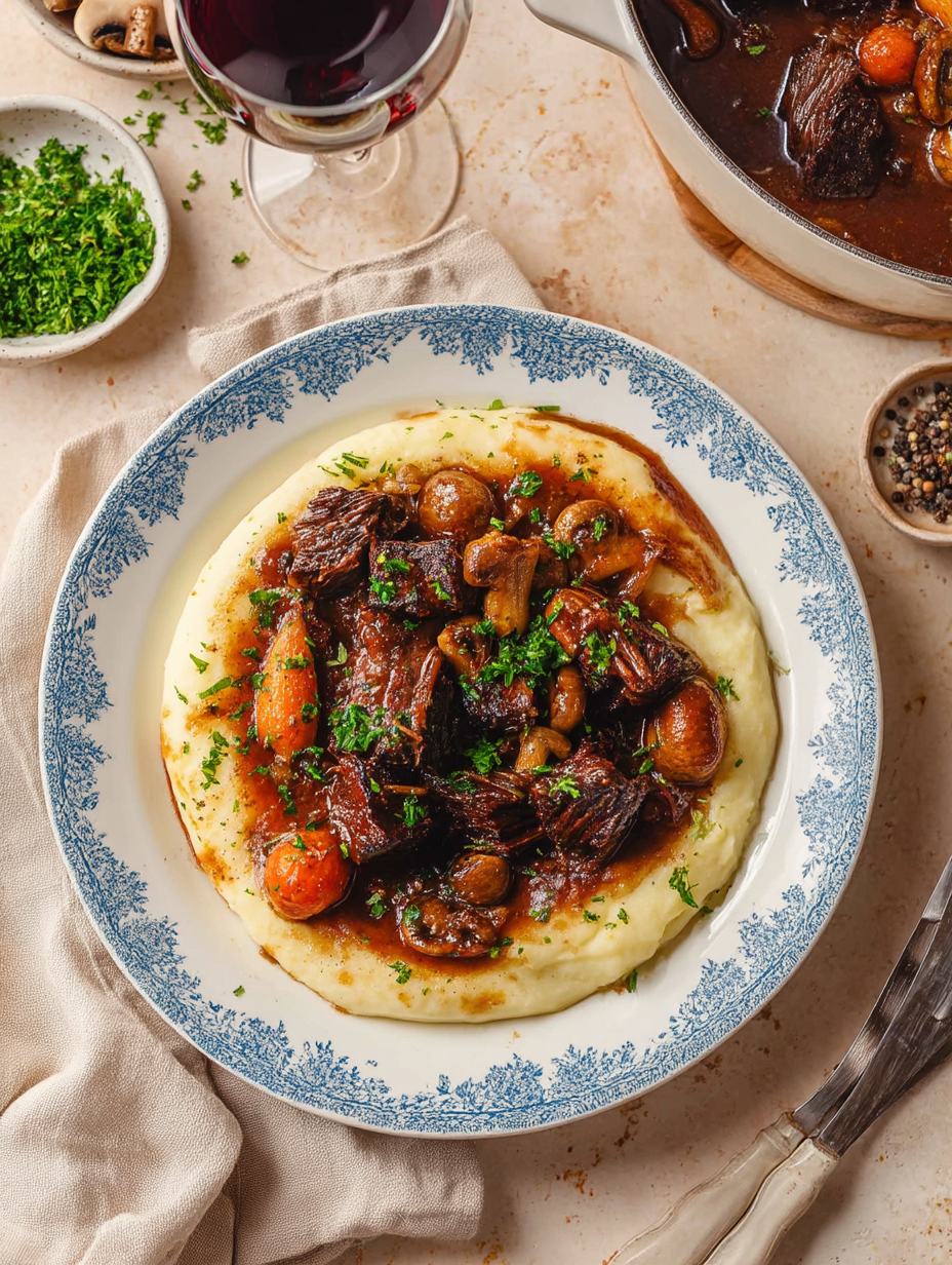 Hertengoulash – Winterse Hertenstoofvlees met Kastanjechampignons