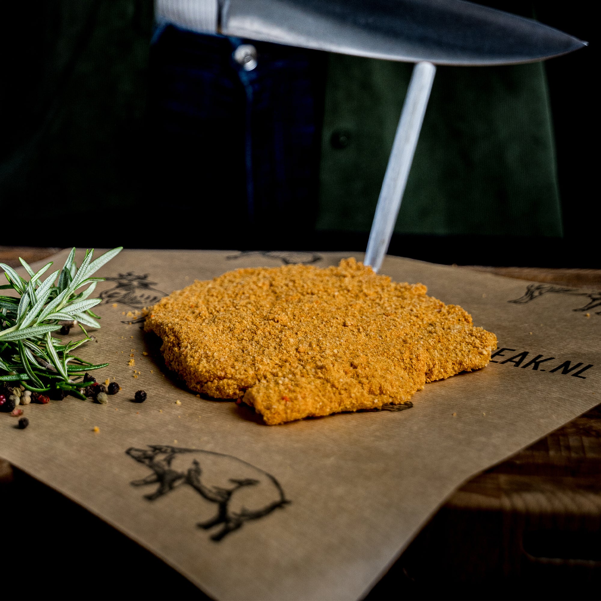 Schnitzel gepaneerd