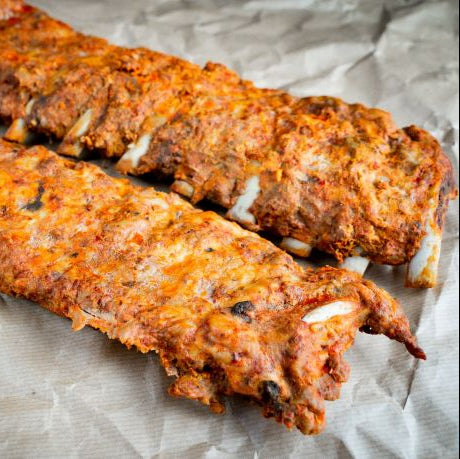 Voorgegaarde spareribs